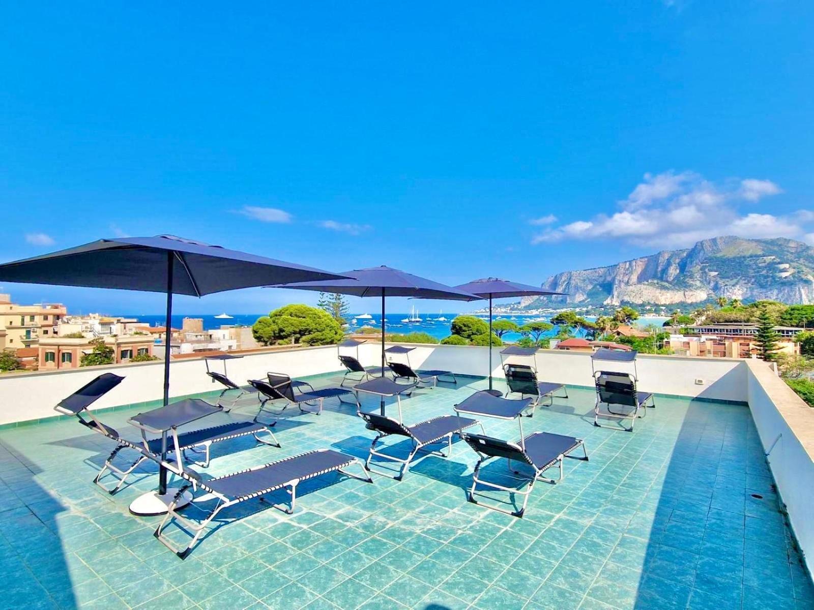 Mongibello Rooftop Mondello Esterno foto